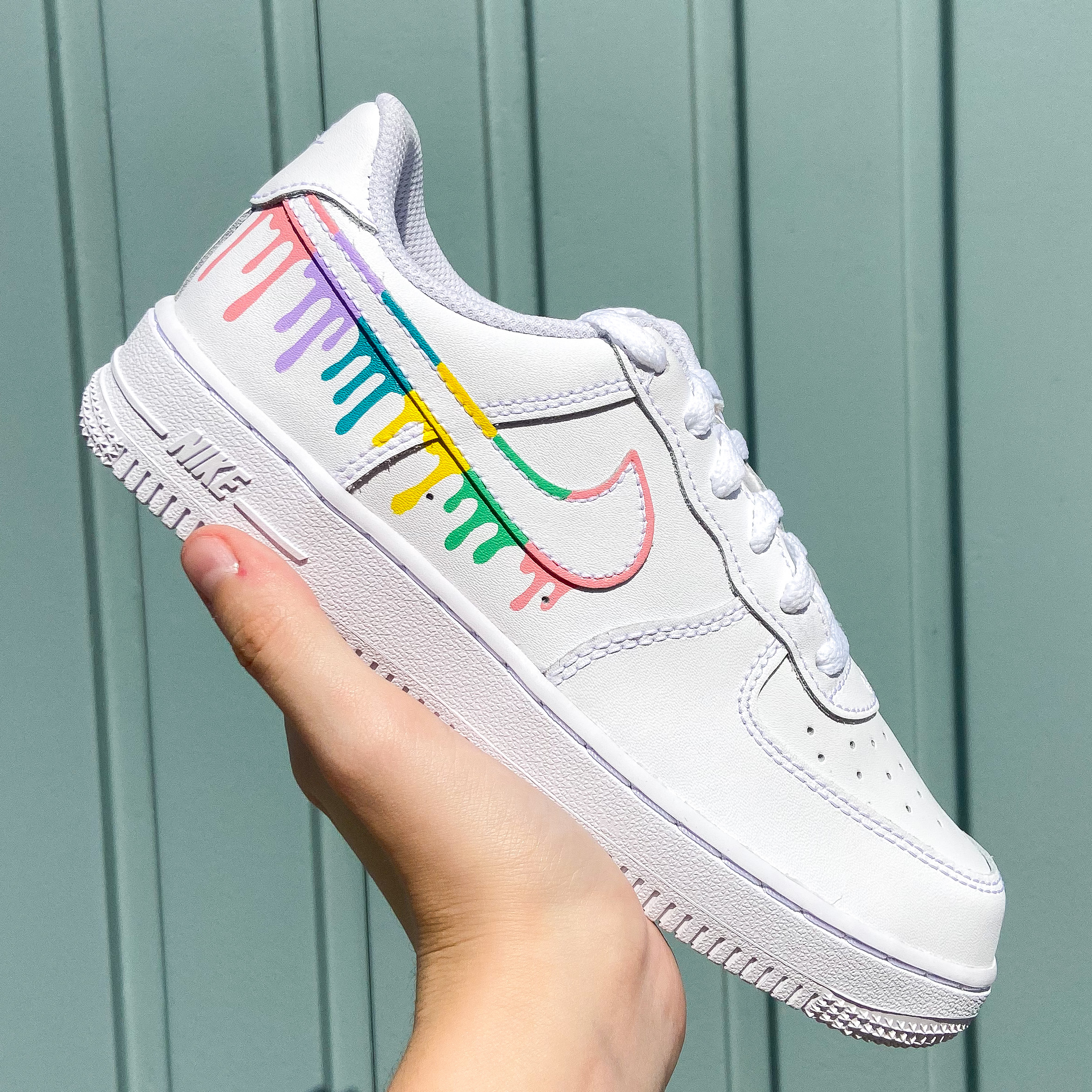 Air Force 1 “Pastel Drip” – Sneakers 