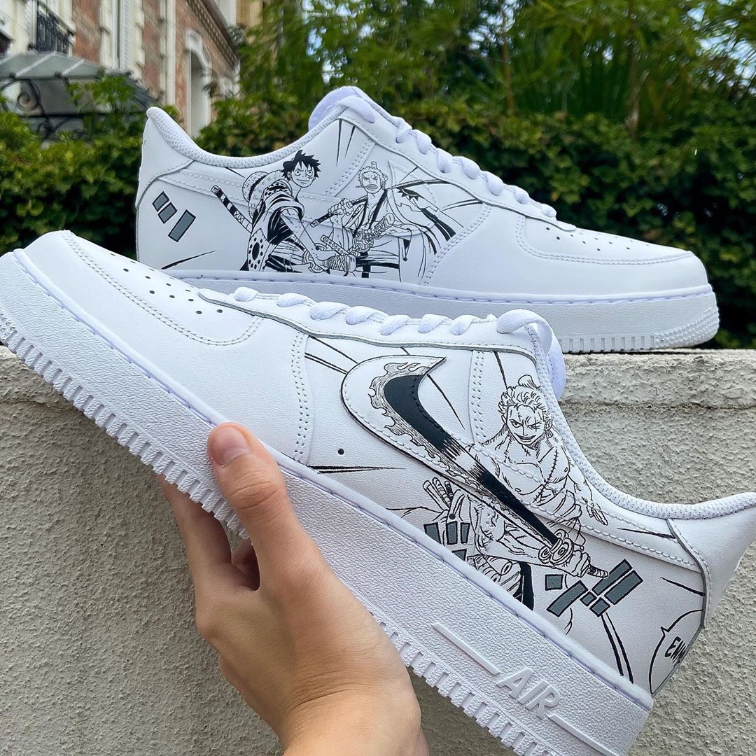 one piece air force ones